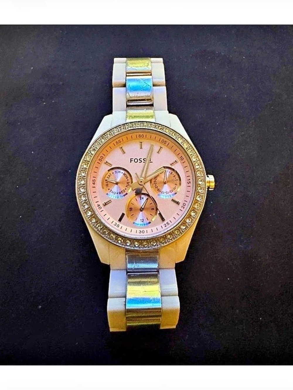 Fossil Georgia Rose ES3110 Watch Two-Tone Watch